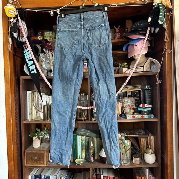 Old Navy extra high rise sky-hi straight sz 4 tall - Picture 6 of 6